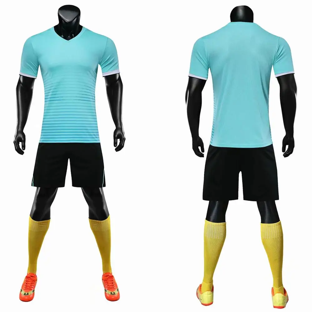 

19-20Blank men's and children's football jersey suit adult sports club jerseys athletes football uniforms custom jerseys
