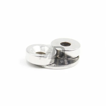 

20pcs Super Strong Round Neodymium Countersunk Ring Magnets 15mm x 5mm Hole: 4mm N50 Neodymium Magnet Free Shipping