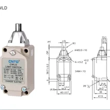 2 шт./лот высокое качество CNTD CWLD Регулируемый рычаг Концевой переключатель/микро-переключатель, сильный алюминиевый литой внешний корпус