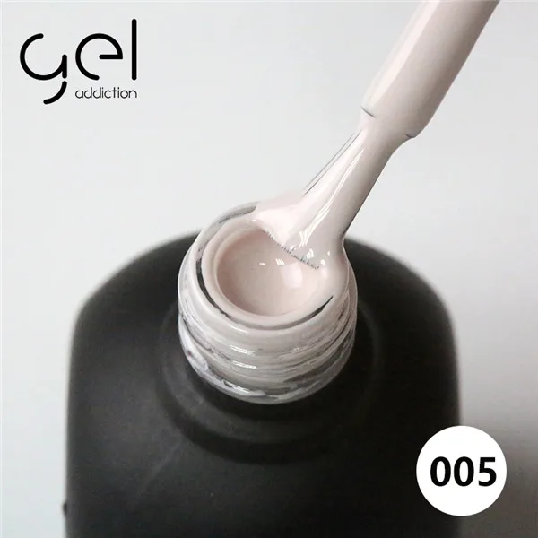 new Gel Addiction 108 colors soak off UV/LED gel polish base and top coat 12ml You can choose 6 different colors - Цвет: 005 you choose 6 pcs