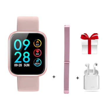 

Women Activity Fitness Tracker IP68 waterproof smart bracelet wristband Heart Rate Monitoring Bluetooth For apple Android IOS