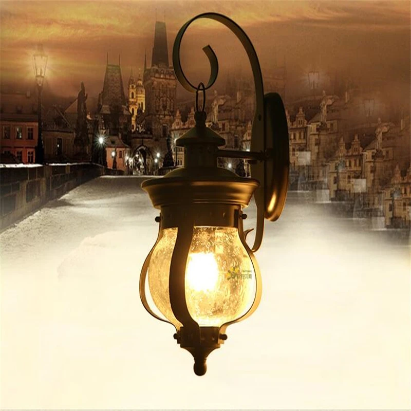 

Outdoor light American country garden outdoor patio lamp wall lamp waterproof characteristic wall sconce loft wall light FG231