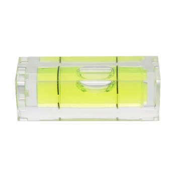 

1PC Photo Frame Wall Square Level Bubble Level Inclinometer Frame Accessories Transparent Arcylic and ABS 10 x 10 x 29mm