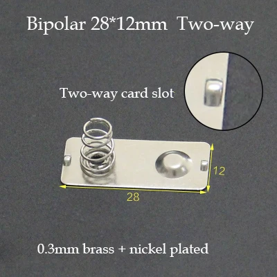 5 пар АА батареи контакты пружинный контакт полоса пластины 12*12/27,5/28 мм латунь батарея Разъем положительный электрод отрицательная медь