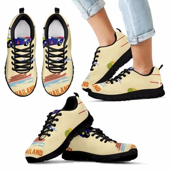 

INSTANTARTS 2018 Women Men Running Shoes Taxi Car Thailand Printed Sneakers Student Female Male Couple Lover Walking Sport Shoes