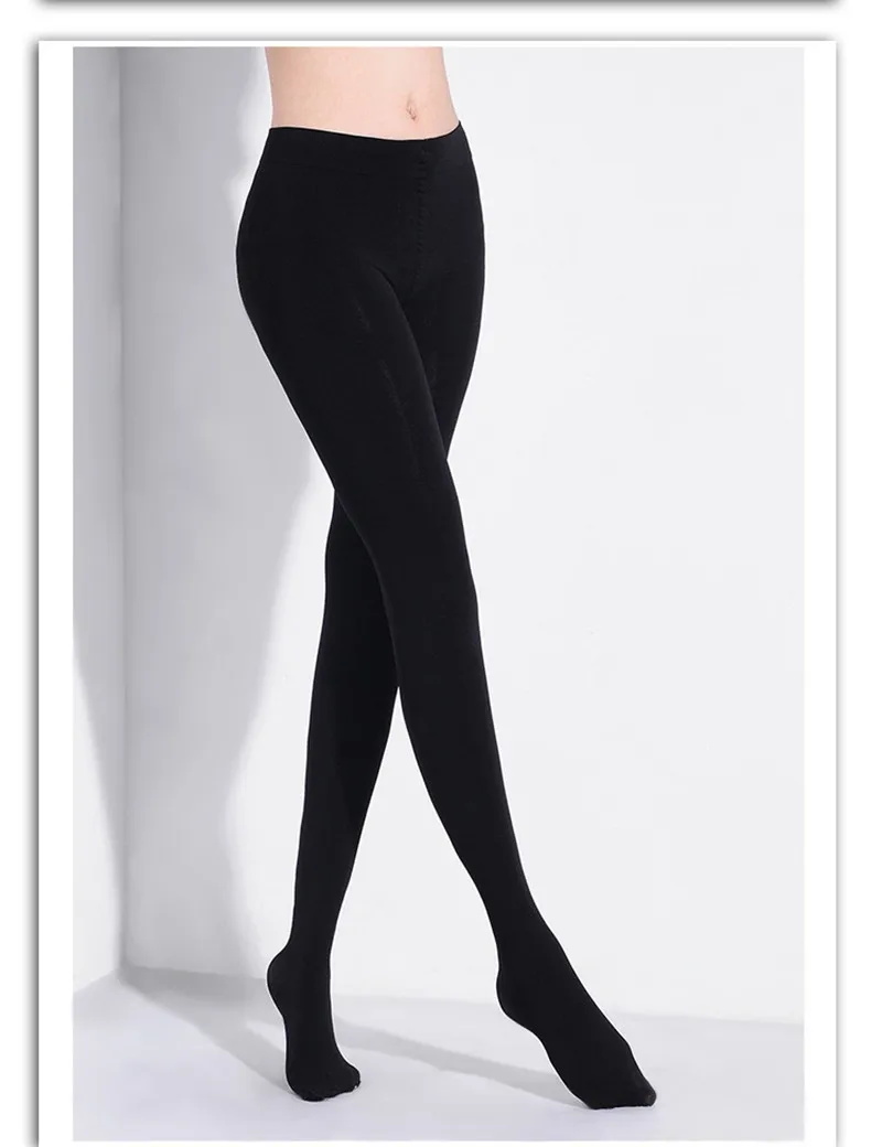 LADIES THERMAL BLACK TIGHTS L//XL..