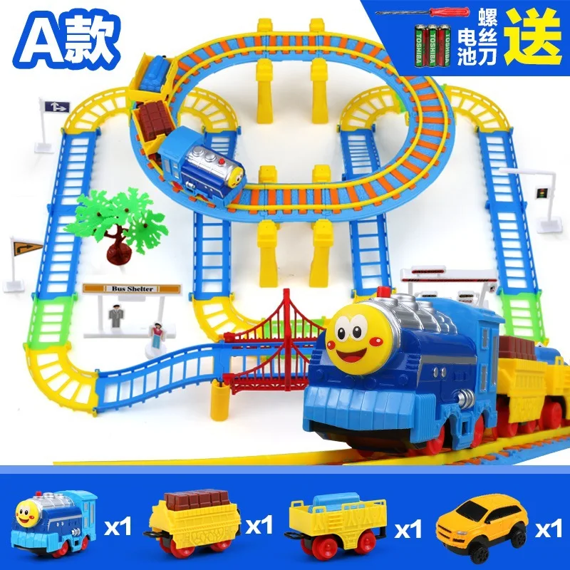 

Children Toy Car Magical Track Set Multi-layer Puzzle Assembling Speed Electric Variety Track Train Girl Boy Birthday Gift