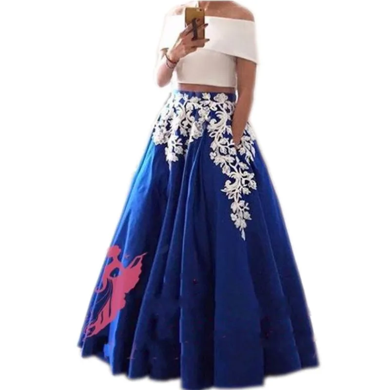 Buy New Arrival Applique Skirts Women A Line Floor
