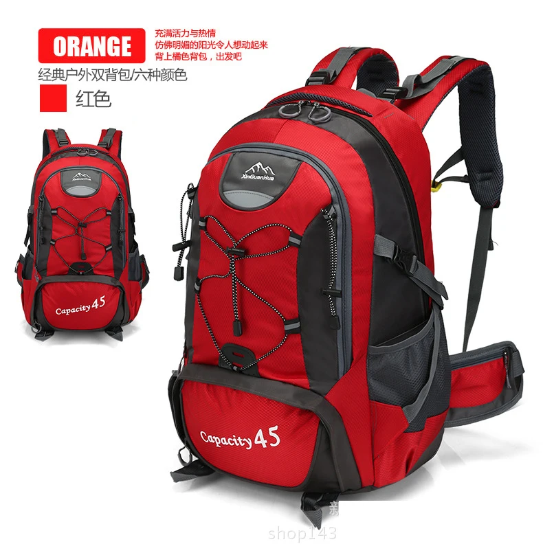 45л мужской рюкзак для спорта на открытом воздухе, альпинистская сумка, Большой Вместительный мужской рюкзак, мужская сумка A4392