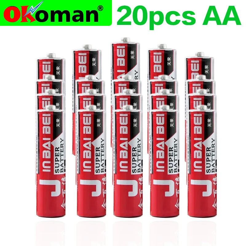 

20pcs Alkaline Dry Battery AA 1.5V Baterias For camera,calculator, alarm clock, mouse ,remote control battery
