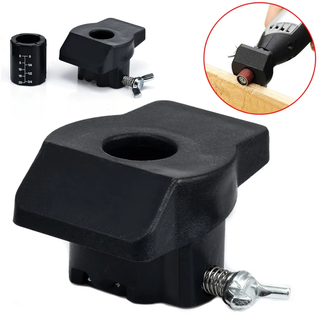 1pc Black Sanding Grinding Guide Attachment Drill Locator Positioner Rotary Tool Accessories Mayitr | Инструменты