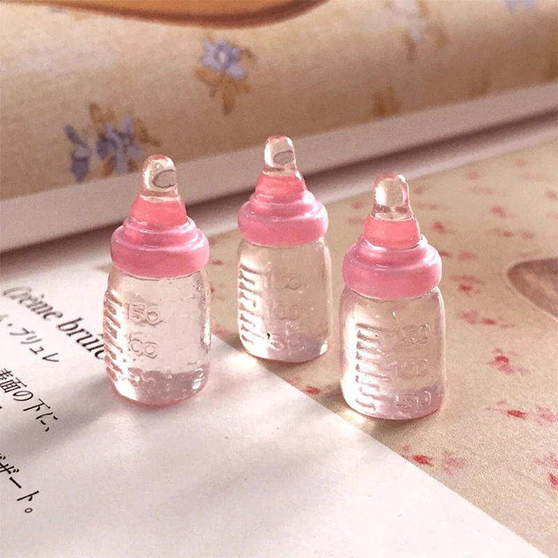 

10Pcs/Lot Mini Milk Bottles Slime DIY Accesorios Toy Slime Supplies Filler For Clear Fluffy Slime Gift Toy For Childern Adult
