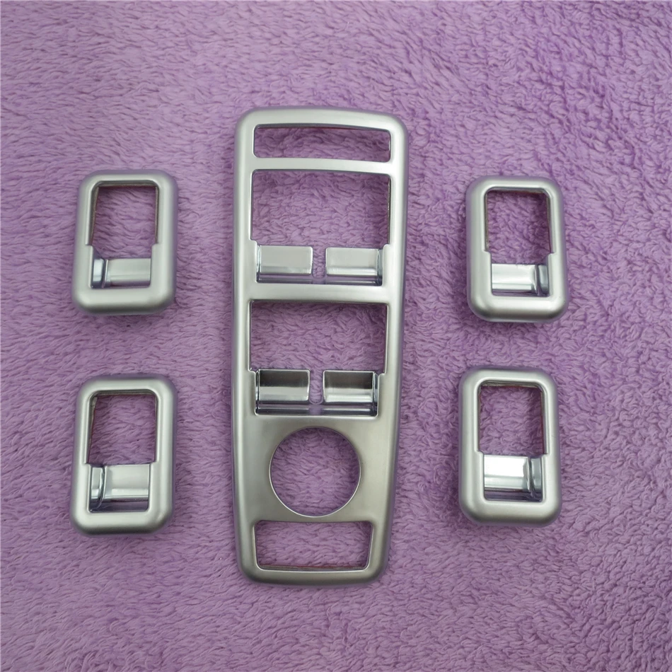 

TTCR-II Car window glasses lifter button decoration Frame stickers For Benz A C B E GLK ML GL G500 GLA Class Covers