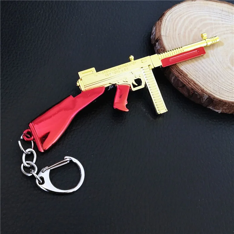 Игра PLAYERUNKNOWN'S BATTLEGROUNDS Косплей Костюм брелок akm 98k модель оружия брелок PUBG Pan шлем для веера подарок - Цвет: 41