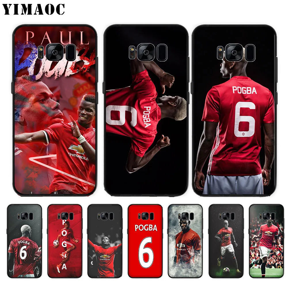 

YIMAOC Football Paul Pogba Soft Case for Samsung Galaxy S10 Plus S10e S6 S7 Edge S8 S9 Plus J6 M10 M20 M30