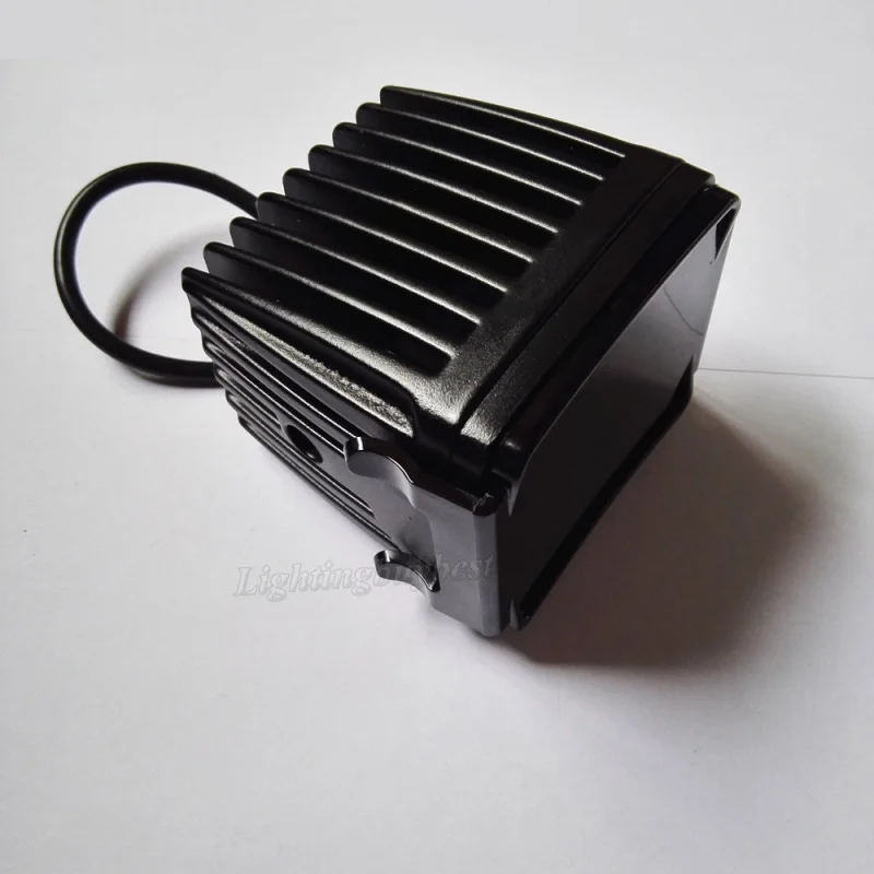 Protetor à Prova de Poeira Barra de Luz de Led Claro para 3x3 Âmbar Unidades Preto Vermelho Verde Azul Polegada 12w Quadrada 18w 24w 4 15 unidades, preto vermelho verde azul claro para