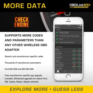 Image 4 - OBDLink MX artı OBD2 tarayıcı teşhis tarama aracı iOS Android için, Kindle yangın veya Windows cihazı