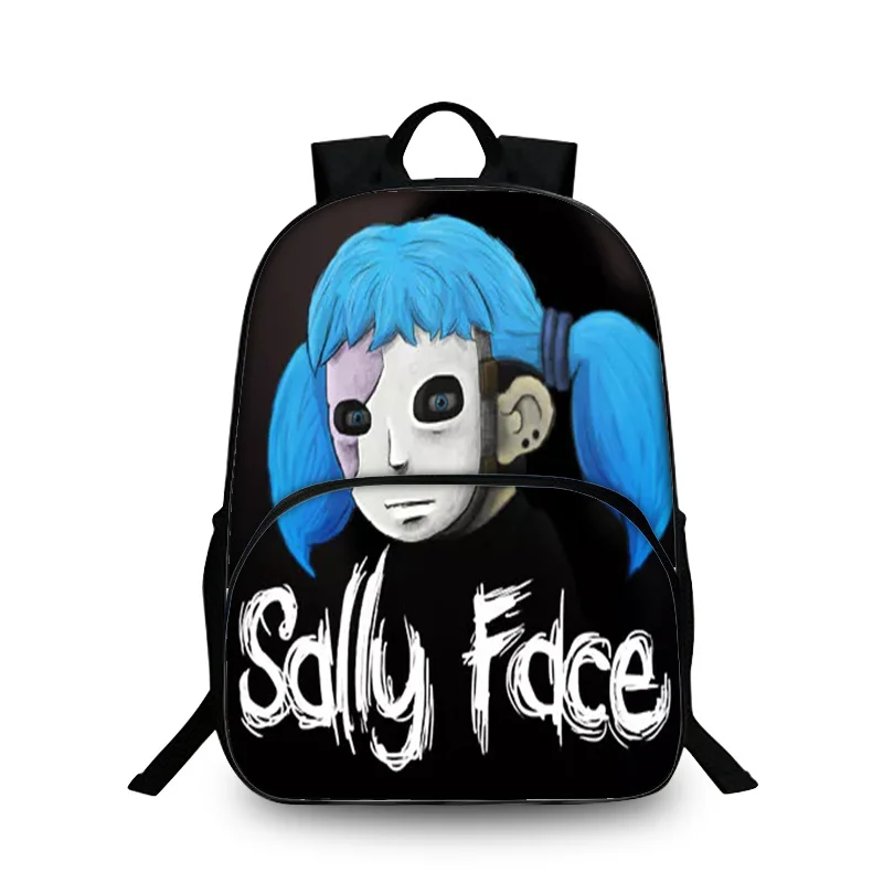 Игры Sally лицо студент рюкзак для Мальчики Девочки Школьные сумки Детские ранцы мультфильм Действие игрушки рюкзак подарочные рюкзаки