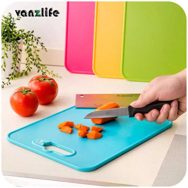 

vanzlife skid antibacterial plastic cutting board portable ceramic whetstone sharpener chopping block