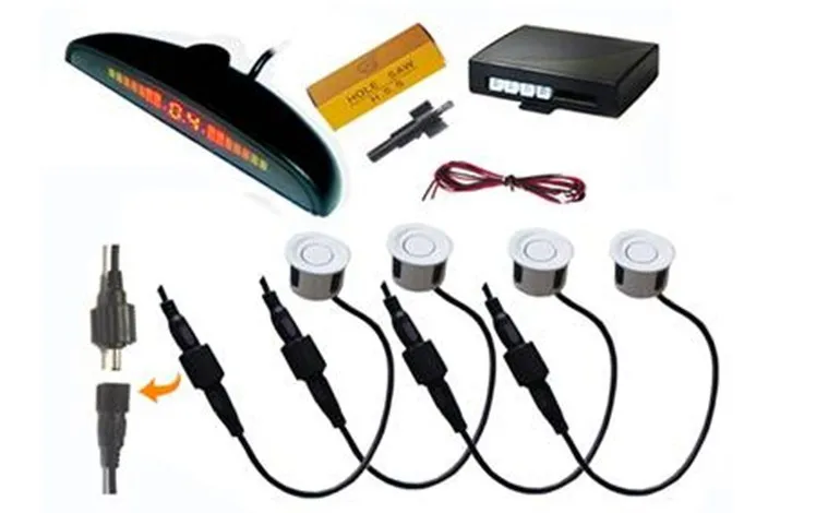 

LED Display Parking sensor With 4 water-proof connector sensors