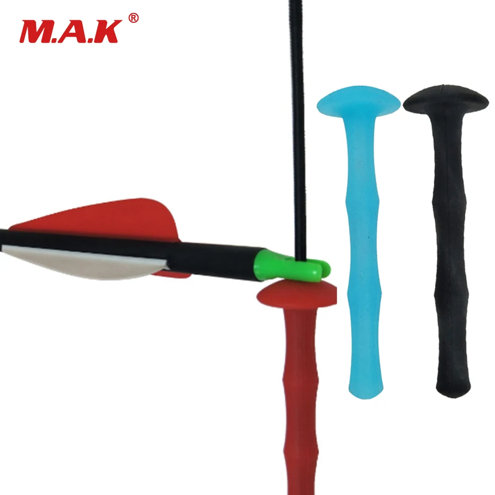 Long Type Rubber Finger Protector High Quality Silicone Protect Bow Arrow Archery Equipment For Recurve Hunting | Спорт и