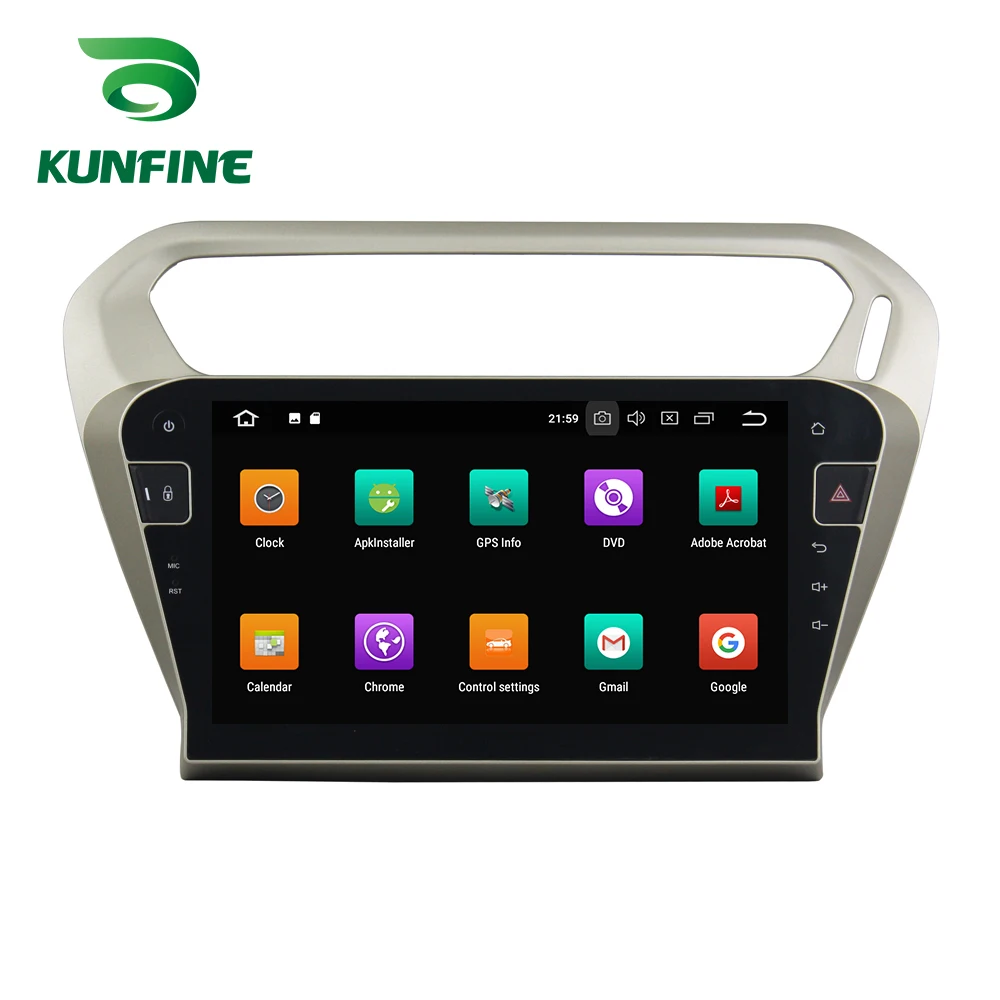 Perfect Octa Core 4GB RAM Android 8.0 Car DVD GPS Navigation Multimedia Player Car Stereo Deckless for PEUGEOT 2013-2016 Radio 1