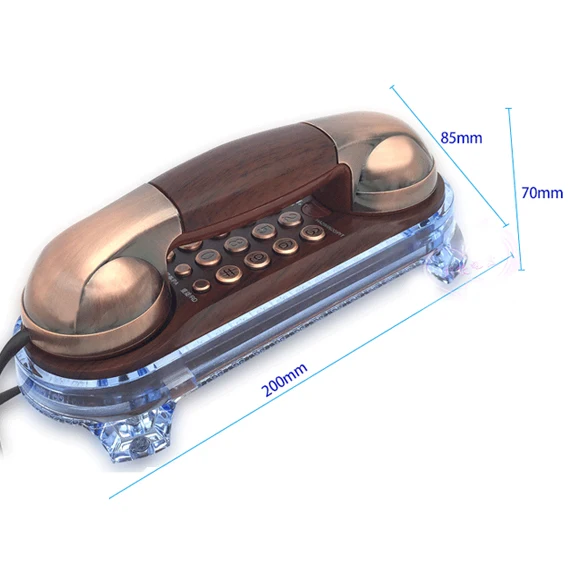 DEX ретро телефон-вспышка античный телефон модный подвесной телефон Мини телефон fixe telefonos de casa