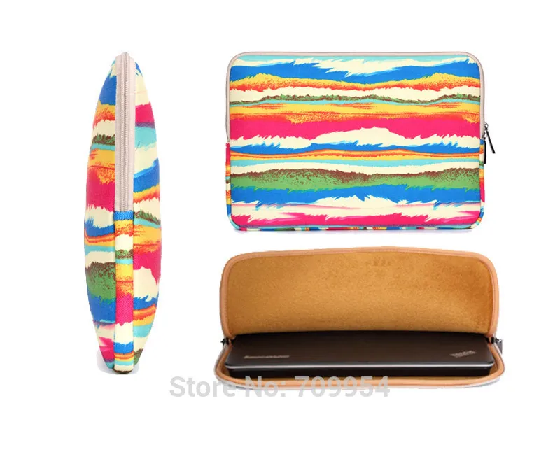 Холст 10 &quot11&quot 12 &quot13&quot 14 &quot15&quot Акварель Стиль Laptop Sleeve сумка PC чехол для ASUS Dell