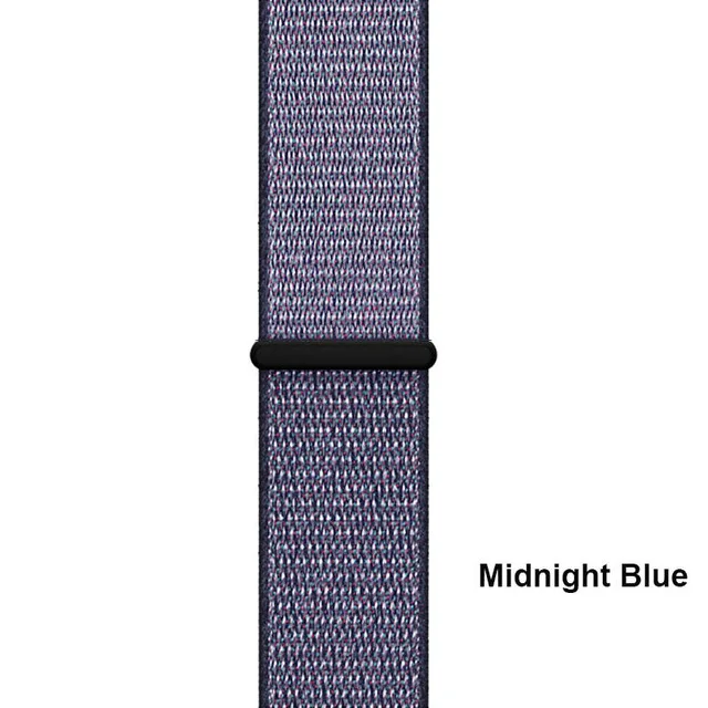 SIKAI 20 мм нейлоновый ремешок для часов спортивные часы тканый ремень для Huami Aamazfit Молодежный ремешок для часов для Amazfit Bip Bit Молодежный выпуск - Цвет: midnight blue
