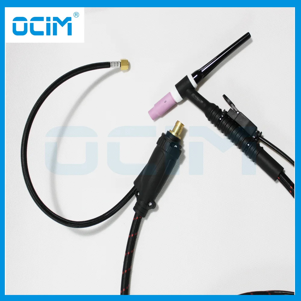

New WP17F TIG Welding Torch Burner Flex head PTA DB SR 17F 8M 35-70 Euro Connector