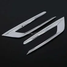 For Volvo XC60 2018 ABS Chrome Front Fog Lights Cover Fog Lamp Light Cover Protector Trim Sticker Exterior Car Styling Accessory
