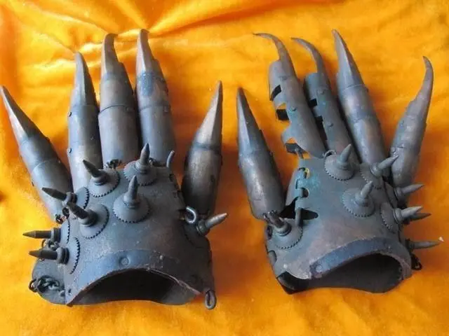 

Ancient chinese bronze Eagle Claw talons protective sharp powerful