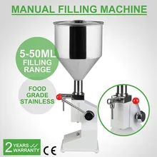 5-50 ml 100 ml 150 ml 200 ml Máquina Manual Colar de Enchimento pneumática da Único-cabeça único bico creme líquido máquina de enchimento de molho