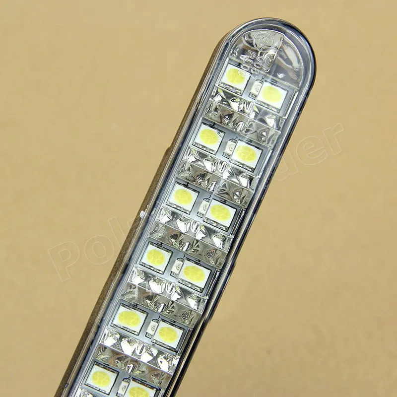 1 пара Автомобильные фары супер белый 30LED дневные ходовые огни DRL лампы поворотные