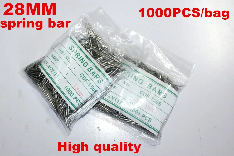 Kits de Alta Reparação de Peças Atacado Bolsa Assista Repair Tools & Qualidade 28 mm Relógio Bar Primavera De-041418 1000 Pçs –