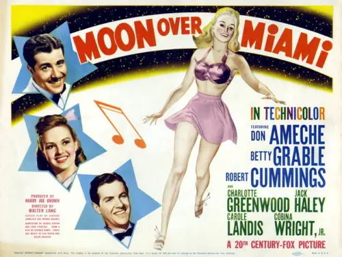 5577 Moon Over Miami 1941 Retro Movie Vintage Wall Sticker Art ... 5577 Moon Over Miami 1941 Retro Movie Vintage Wall Sticker Art ...