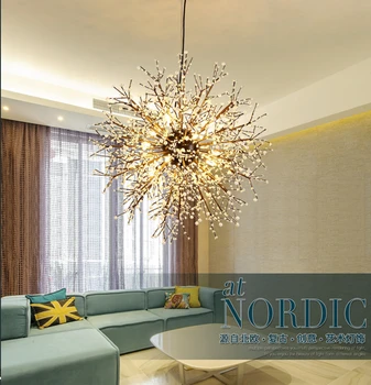 

Indoor chandelier white multicolor iron modern living room bedroom restaurant cafe Nordic minimalist industrial decoration