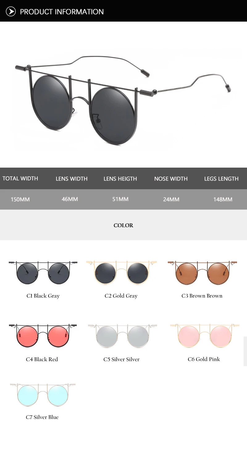 Round Retro Sunglasses (22)