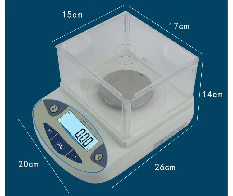  600x0.001g Balance analytique de laboratoire numérique Balance de laboratoire bijoux électronique a