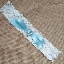 Свадебная подвязка винтажная ленточка лук Свадебная Кружевная подвязка с сердцем горный хрусталь чулки с подвязками на подвязках