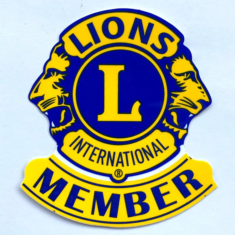 Международные наклейки FASP Lions club подходят для дверей автомобильных и