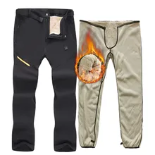 40 градусов лыжные брюки зимние уличные ветрозащитные водонепроницаемые сноуборд зимние брюки толстые теплые брюки мужские треккинговые походные брюки