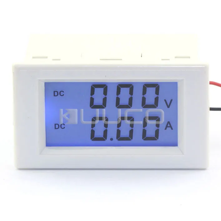 

Digital Tester DC 0~600V/10A Voltmeter Ammeter LCD Dual display Digital Meter/Monitor 2in1 Voltage Ampere Meter