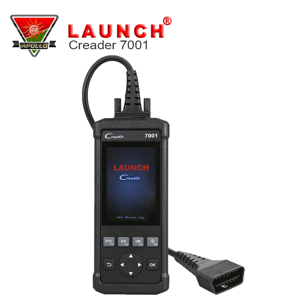 

Launch CReader 7001 OBD II OBD2 Code Reader Car Engine Fault Code Scanner With Full EOBD Oil Resets function