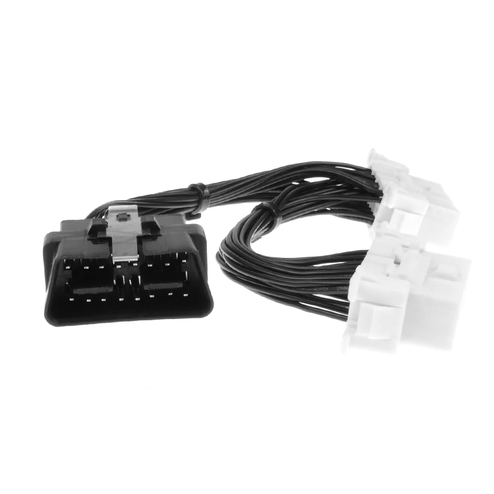 2018 ОДБ OBD2 кабель 16 Pin 1 Мужской до контакт 2 Женский OBD II разъем расширение