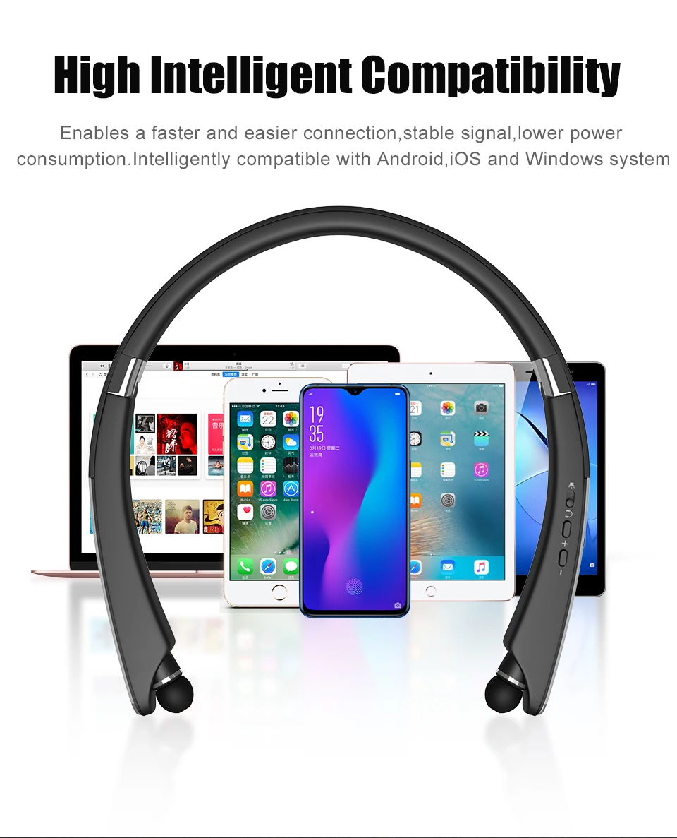 9 bluetooth wireless earphone