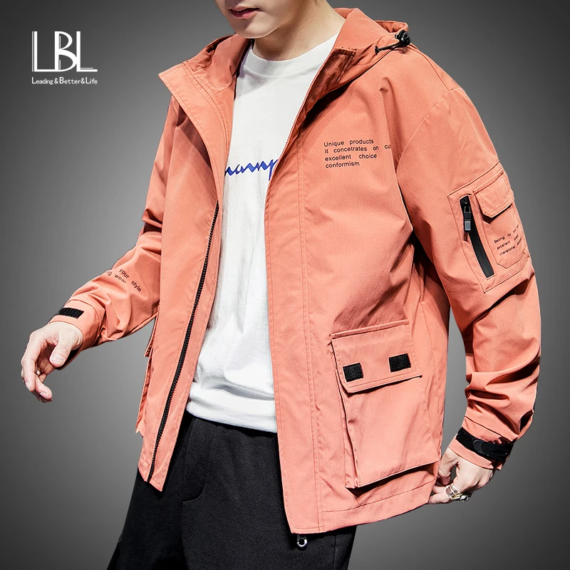 Модная мужская куртка пилота, повседневная однотонная мужская куртка-бомбер для мальчиков в стиле хип-хоп, облегающее Мужское пальто, мужские куртки размера плюс 3XL
