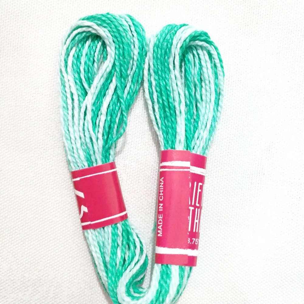 Sanbest крестовые нитки для вышивания крестиком 24 мотка 12 цветов градиентная нить для шитья нитки для ручного вязания DIY TH00035