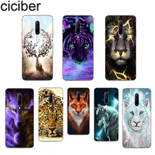 ciciber Animal Deer Fox Phone Cases For Oneplus 7 Pro 1+7 Pro Soft TPU Cover for Xiaomi 9 Coque For Redmi Note 7 6 Pro Fundas