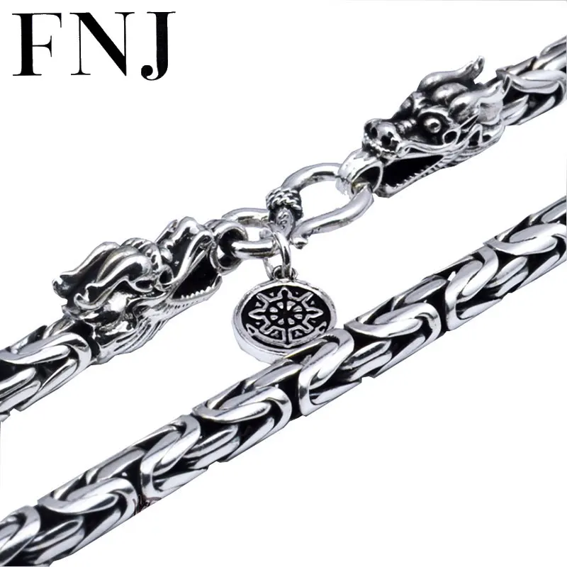 Buy men jewelry 100 Pure Silver necklace S925
